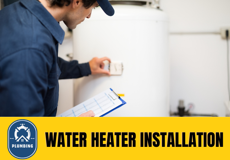 water heater installation West Malling